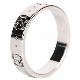 Gucci Icon Ring Weißgold Größe Weiß