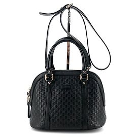 Gucci Borsa a tracolla Microshima Mini Dome Blu