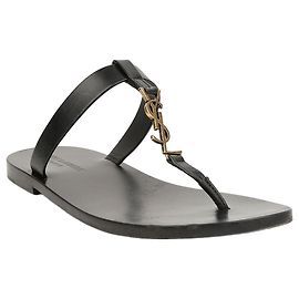 Autre Marque Cassandre Leder-Sandalen in Schwarz Schwarz