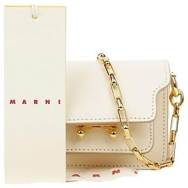 Marni Borsa a tracolla Trunk Nano Marrone