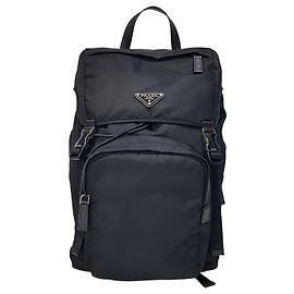 Mochila Prada de nylon preta Preto