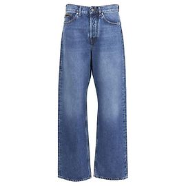 Vaqueros de denim azul Moncler para hombre de algodón Azul