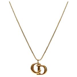 Collier Dior doré Doré