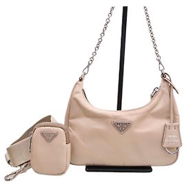 Prada Bolsa de Ombro e Crossbody Re-Nylon Tessuto Chain Multicor