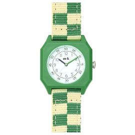 Autre Marque Orologio Checkered Summer Grass Verde