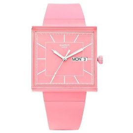 Autre Marque BIOCERAMIC WHAT IF ROSE Women's Urethane Watch Red