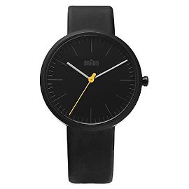 Autre Marque Orologio unisex classico in pelle Nero