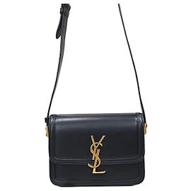 Autre Marque Picca borsa satchel nera e oro Nero
