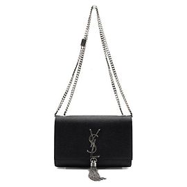 Autre Marque Borsa a tracolla e spalla Kate Tassel Small Chain Nera Nero