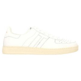 Sneakers Tom Ford in pelle bianca Bianco