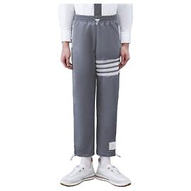 Thom Browne Pantalones de chándal de malla ripstop Castaño