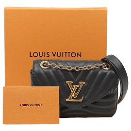 Louis Vuitton Borsa New Wave PM con catena Nero Nero