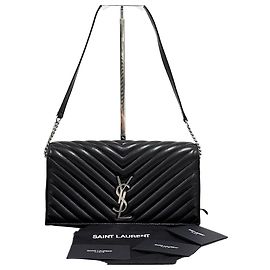 Autre Marque Borsa a tracolla Monogram Kate Chain Nera Nero