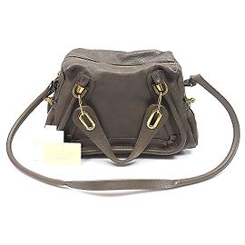 Chloé Parati Medium in vitello marrone Marrone