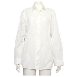 Dior Raymond Pettibon Langarmshirt aus weißer Baumwolle mit gesticktem Logo Weiß