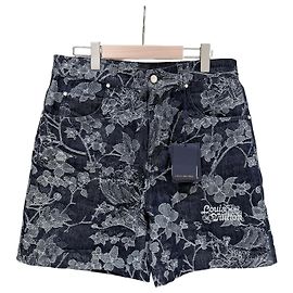 Louis Vuitton Wave Denim Shorts Indigo Blue