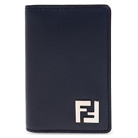 Fendi FF Square Card Holder Blue