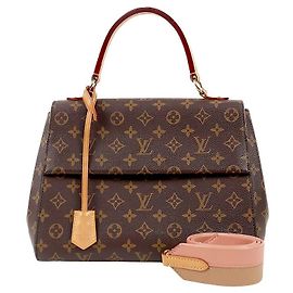 Louis Vuitton mala Tote Cluny em Monogram Canvas Marrom