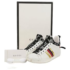 Gucci Sneakers alte stringate Taglia Marrone
