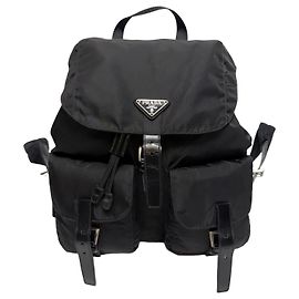 Prada Zaino in nylon nero Medium Nero