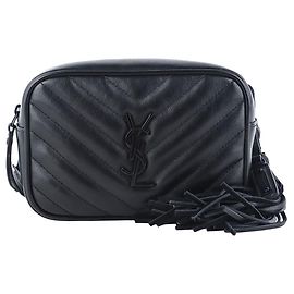 Autre Marque Bolsa de cintura transversal Lou com pompom Monogram Chevron Multicor