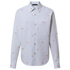 Louis Vuitton Camisa Coupe de Seda a Rayas Multicolor
