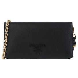 Prada Borsa a tracolla e pochette Monochrome Saffiano Shine Strap Multicolore