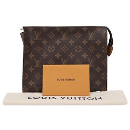 Louis Vuitton Clutch Toiletry Monogram Canvas Multicolor