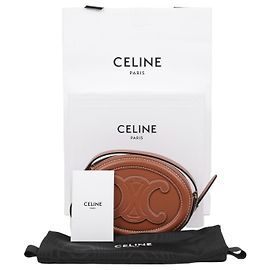 Céline Borsa a tracolla ovale Triomphe Tan Marrone