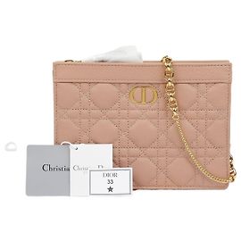 Dior Bolsa Crossbody com Corrente Marrom