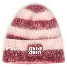 Miu Miu Gorro de mohair Naranja