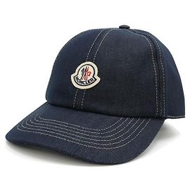 Moncler Denim Baseball Cap Blau Blau