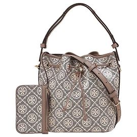 Borsa a secchiello monogram Tory Burch Multicolore