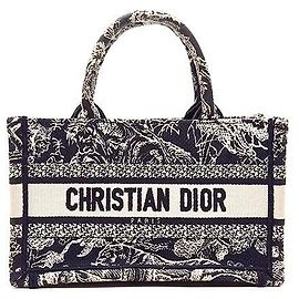 Dior Reverse Book Tote Mini Blue