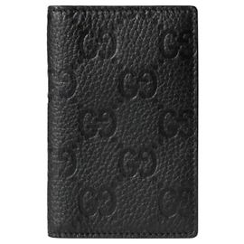 Gucci Long Card Wallet with Imprint Black