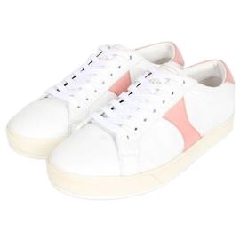 Céline Triomphe Leder-Sneaker Weiß