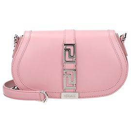 Versace Pink Leather Shoulder Bag Pink