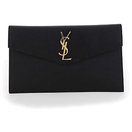 Autre Marque Black Calf Leather Bos Taurus Wallet Black