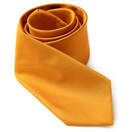 Gravata de seda laranja Dolce & Gabbana Laranja