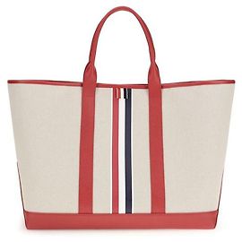 Thom Browne Rote Schultertasche aus Stoff Rot