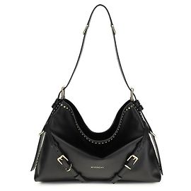 Givenchy Borsa a tracolla Bos Taurus in pelle di vitello nera Nero