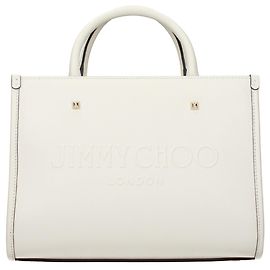 Jimmy Choo Bolsa de mão em couro branco Branco