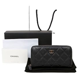 Chanel Cartera Classic Medium de Caviar Castaño