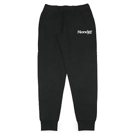 Moncler Embroidered Logo Training Pants Black