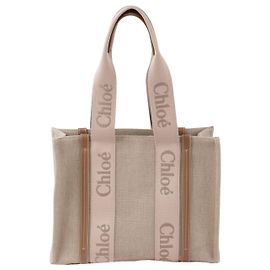 Chloé Woody Medium Tote Bag Brown