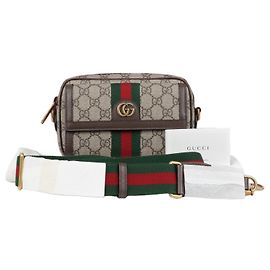 Gucci Mini Borsa a Tracolla e Spalla Marrone