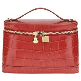 Jacquemus  mala Bos Taurus em couro de bezerro vermelho Vermelho