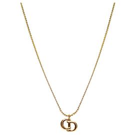 Collier Dior doré Doré