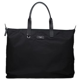 Dolce & Gabbana Schultertasche aus schwarzem Nylon Schwarz