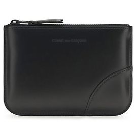 Comme Des Garcons Carteira Bos Taurus em couro de bezerro preto Preto